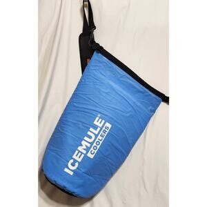 Icemule Classic Cooler Collapsible Waterproof Backpack Blue Soft Cooler